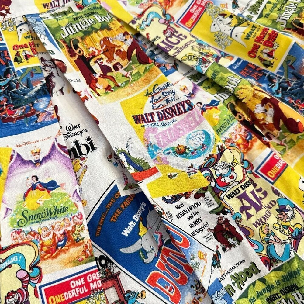 Vintage Disney movie poster pleated skirt - Picture 2 of 3